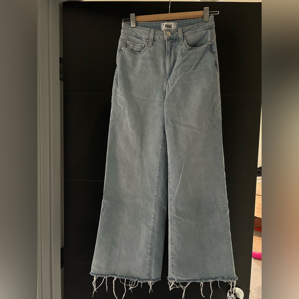 Paige Harper Ankle frayed hem Sz 24